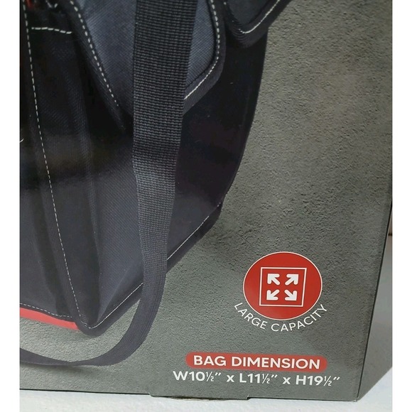 Portable Tool Bag organizer foldable heavy duty 10.5"x11.5"19.5"new in box #1439 - Picture 5 of 9